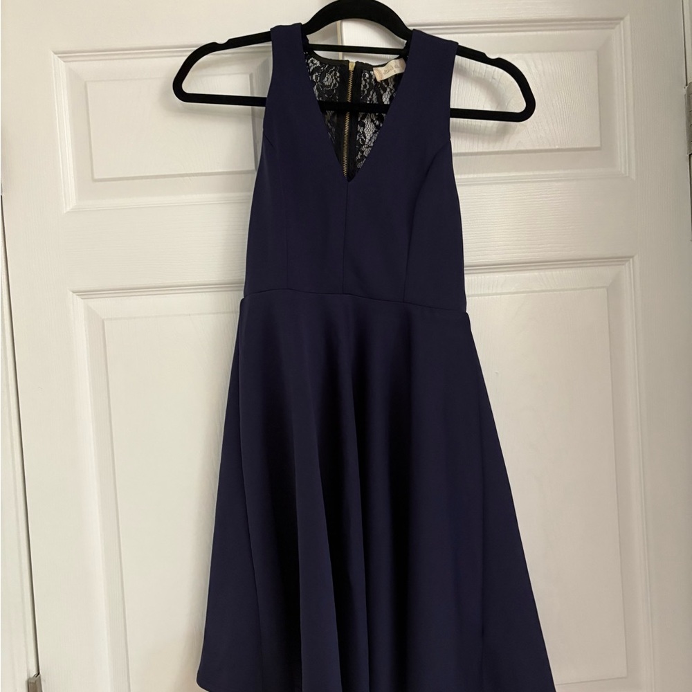 Altar'd State Navy Blue Dress